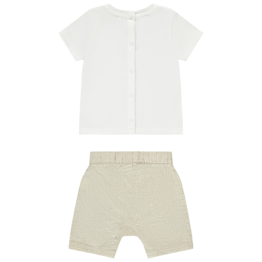 Σέτ 2 τμχ. με σχέδιο ζωάκια για μωρό αγόρι 