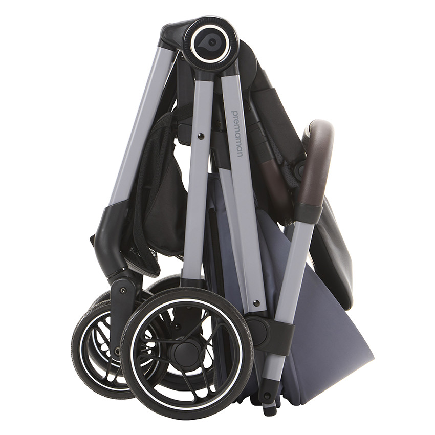 Καρότσι συμπαγές Flora μαύρο 