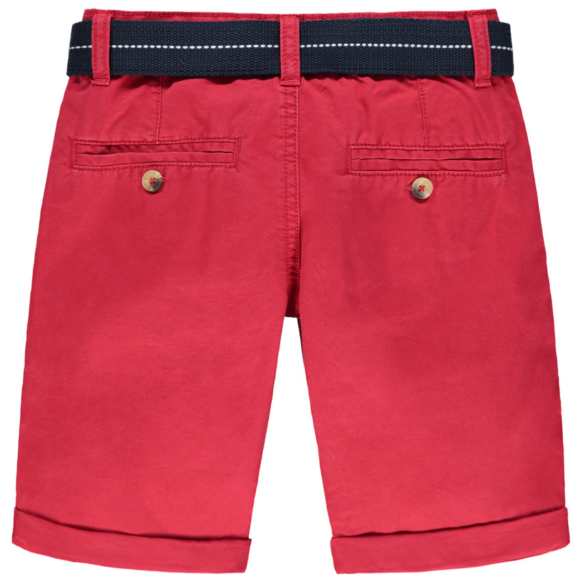 Βερμούδα από ύφασμα με αποσπώμενη πλεκτή ζώνη για αγόρι  Additional Βερμούδα από ύφασμα με αποσπώμενη πλεκτή ζώνη για αγόρι