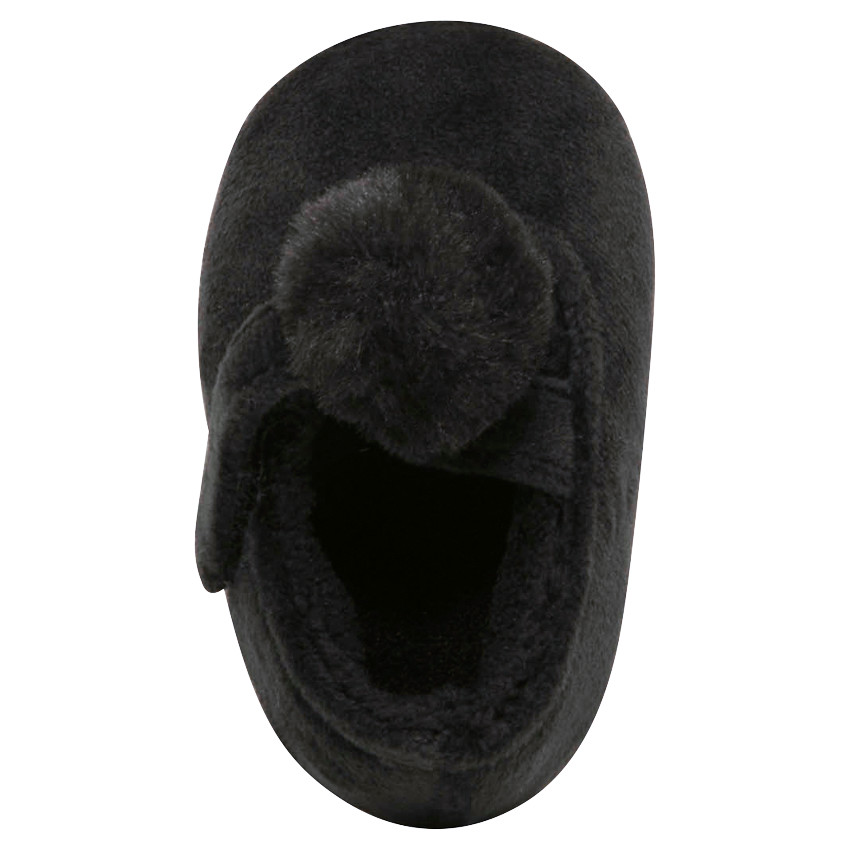 Παπουτσάκια από sherpa, με αυτοκόλλητο βέλκρο και πον-πον 