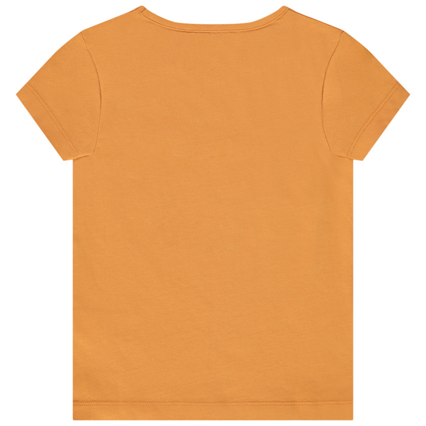 T-shirt κοντομάνικο με φαντεζί σχέδιο για κορίτσι 