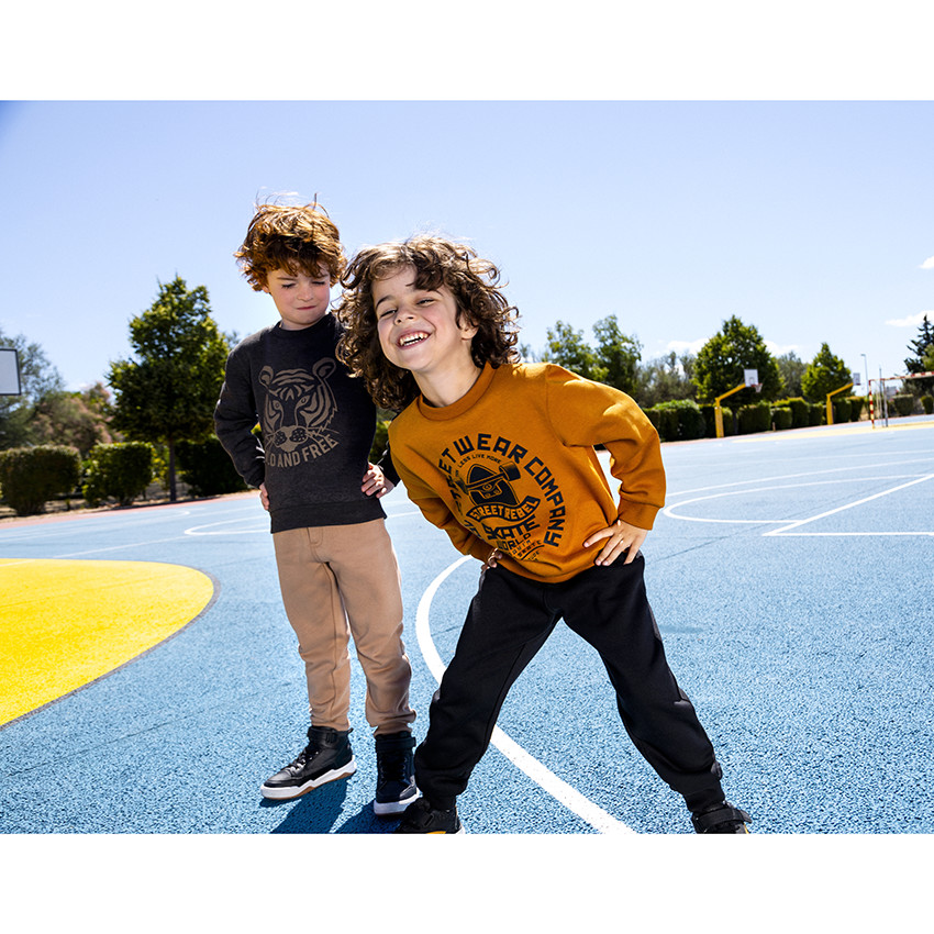 Jogging molleton δίχρωμο σχέδιο skateboard  Additional Jogging molleton δίχρωμο σχέδιο skateboard