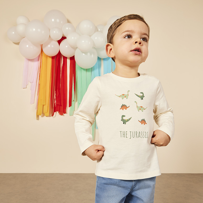 "Τζιν ίσιο με ελαστική μέση για μωρό αγόρι" 