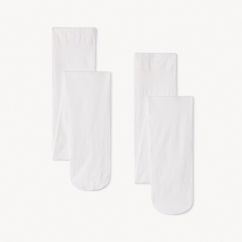 Σετ από 2 ζευγάρια καλσόν λεπτά μονόχρωμα microfibre για κορίτσι Main Σετ από 2 ζευγάρια καλσόν λεπτά μονόχρωμα microfibre για κορίτσι
