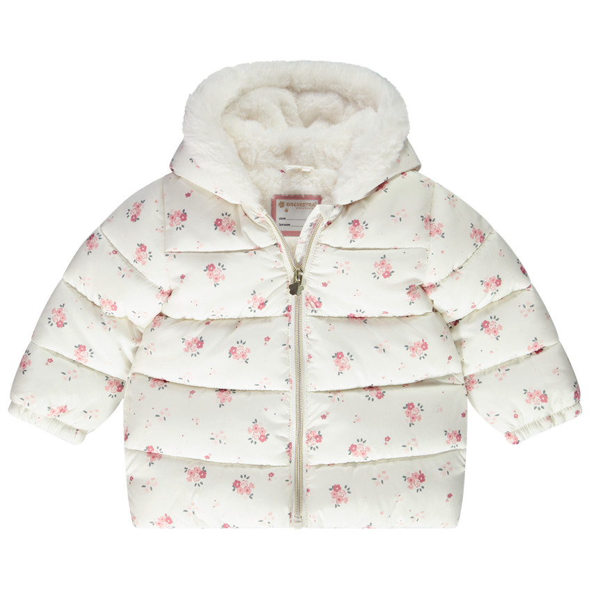 Μπουφάν Grand Froid με floral σχέδιο για bebe κορίτσι 