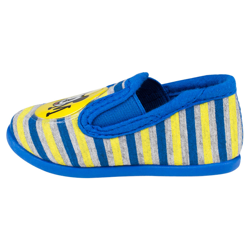 Chaussons bas rayés Disney avec patch Mickey 