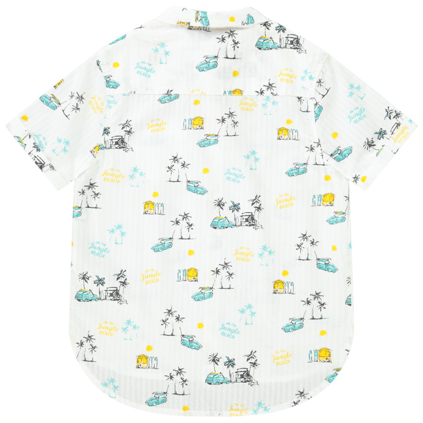 Chemise manches courtes imprimé Jungle beach pour garçon  Additional Chemise manches courtes imprimé Jungle beach pour garçon