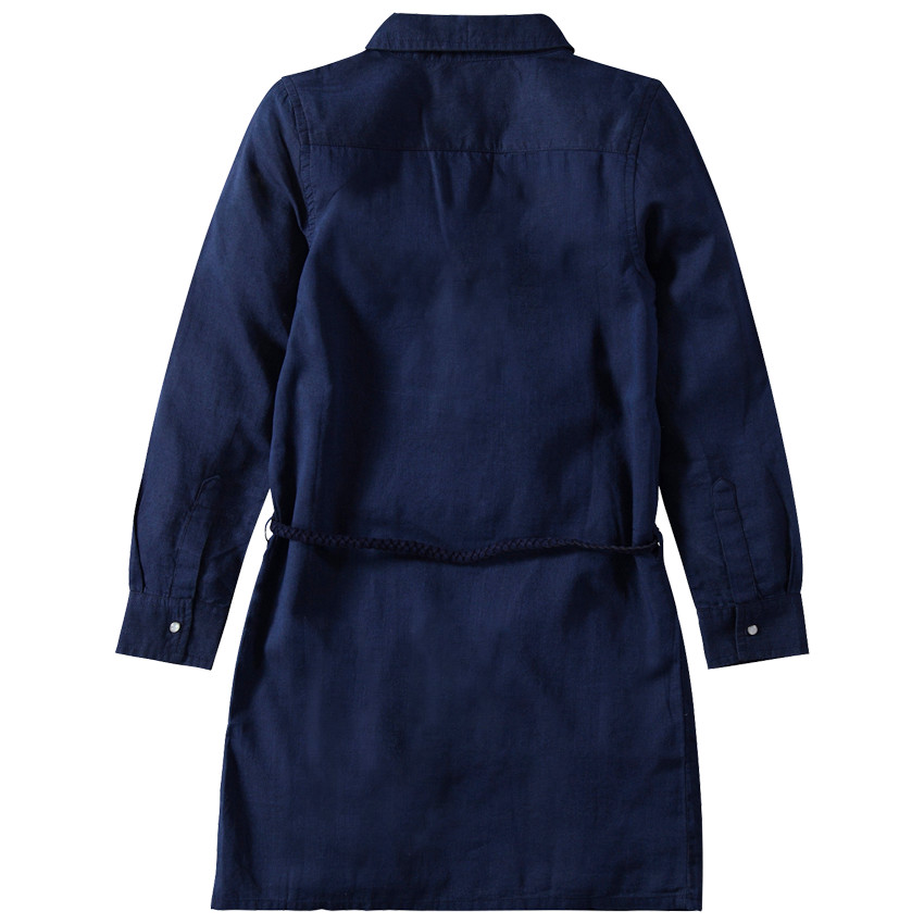 Παιδικά - Μακρυμάνικο φόρεμα με φάσες από πούλιες 