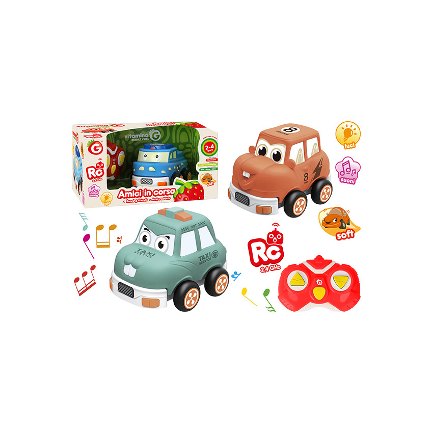Χαριτωμένα Αυτοκινητάκια Με 5 Λειτουργίες - 1τμχ. 
