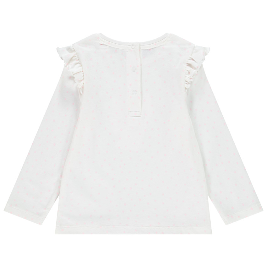 T-shirt μακρυμάνικο με οργανικό βαμβάκι σχέδιο Marie Disney 