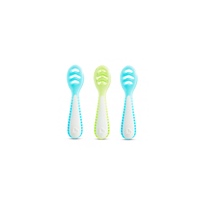 Σετ Κουτάλια Για Βρέφη (Μπλε -Πράσινο) 