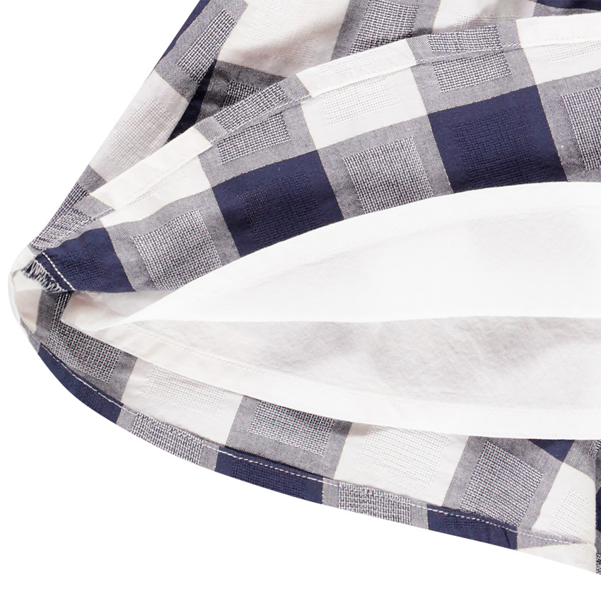 Jupe courte patineuse à carreaux pour fille 