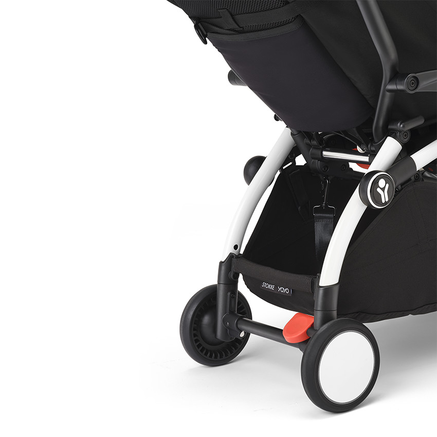 Καρότσι Stokke® YOYO³ από τη γέννηση έως την ηλικία των 3 ετών - σκελετός λευκός/μπεζ 