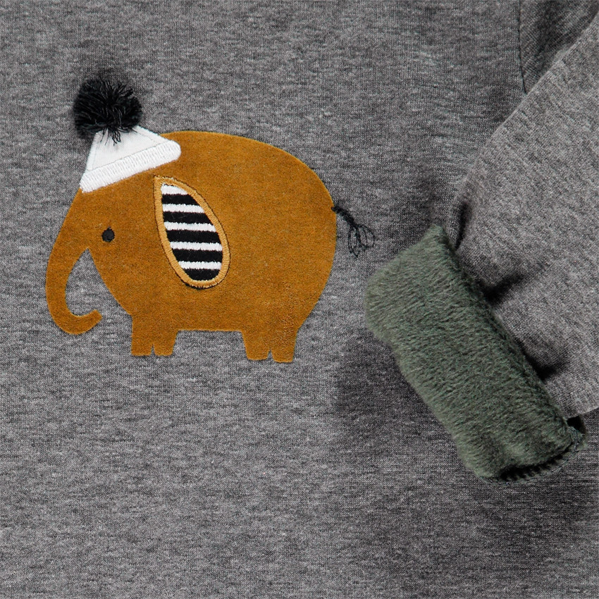 φορμάκι molleton με επένδυση sherpa για bebe αγόρι 