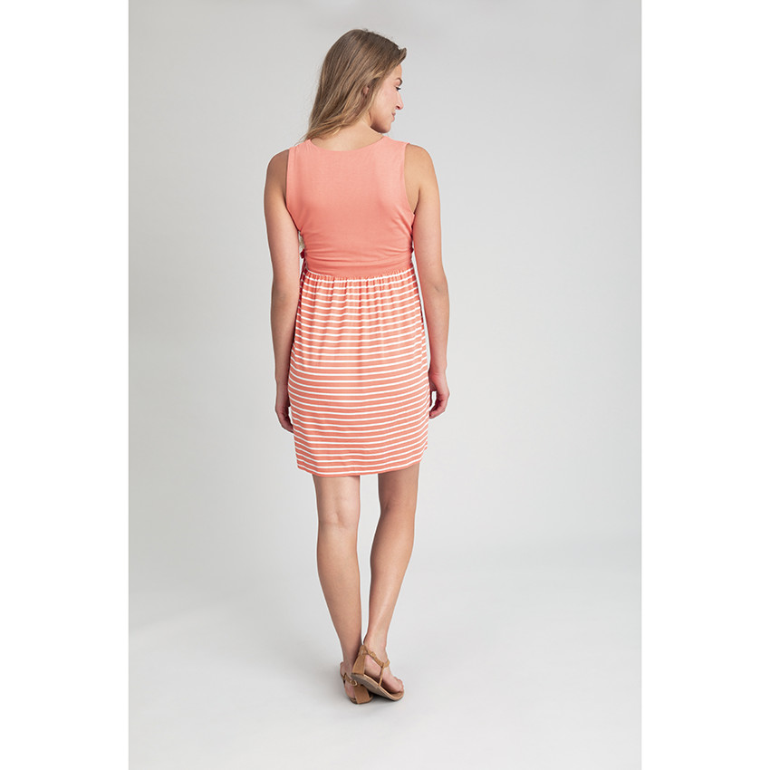 Aμάνικο φόρεμα εγκυμοσύνης. 