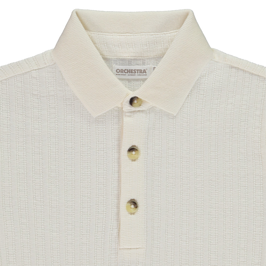 Πόλο κοντομάνικο από jersey pointel για αγόρι 