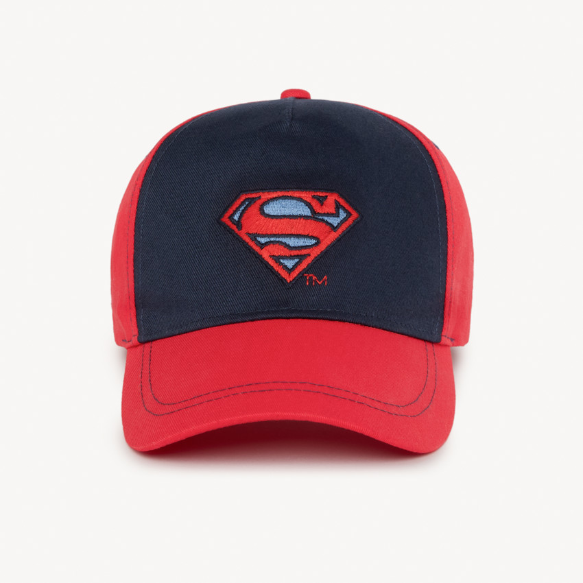 Καπέλο twill με εφέ color block Superman Warner για αγόρι 