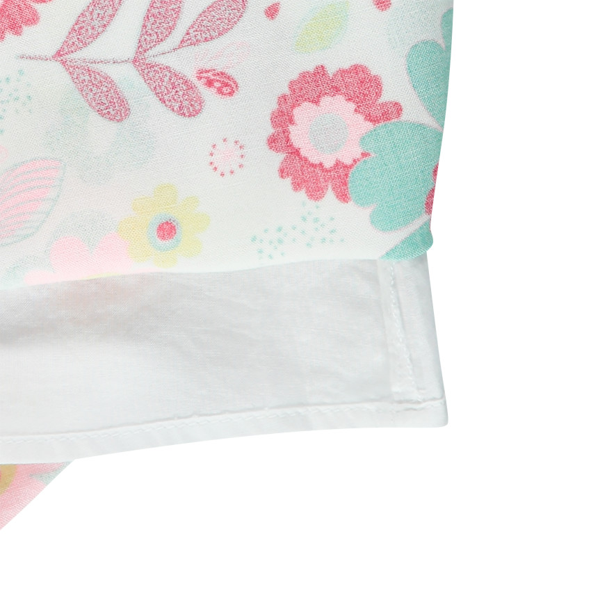 Φόρεμα με βολάν με λουλουδάκια σε όλη την επιφάνεια 