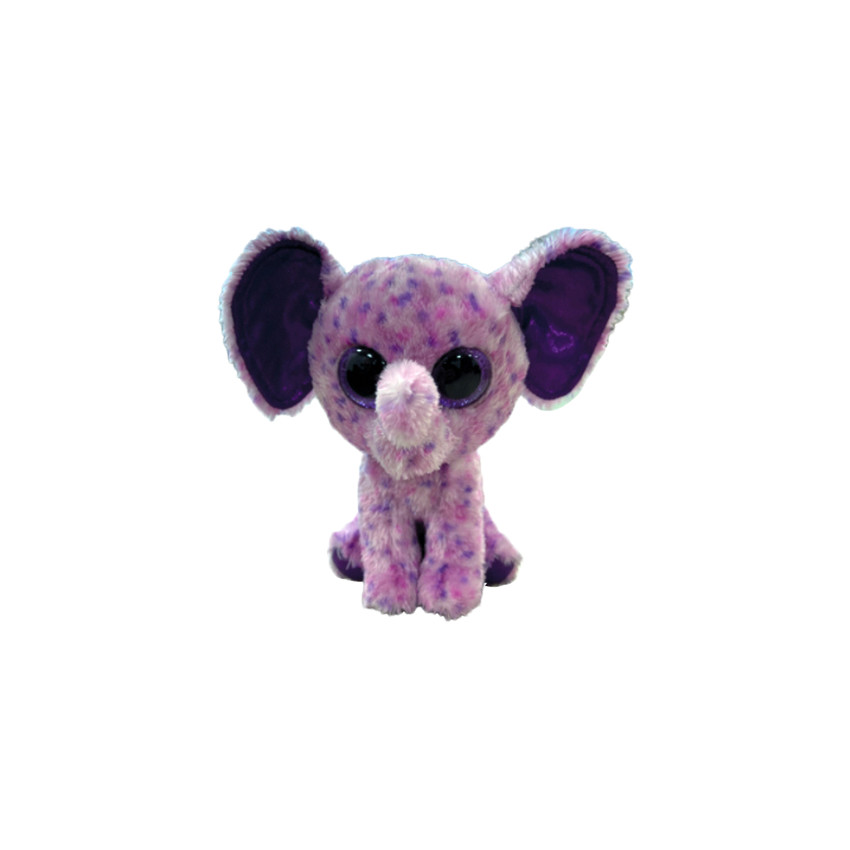 ty Beanie Boos Eva Χνουδωτό Ελέφαντας Μωβ 15Εκ 