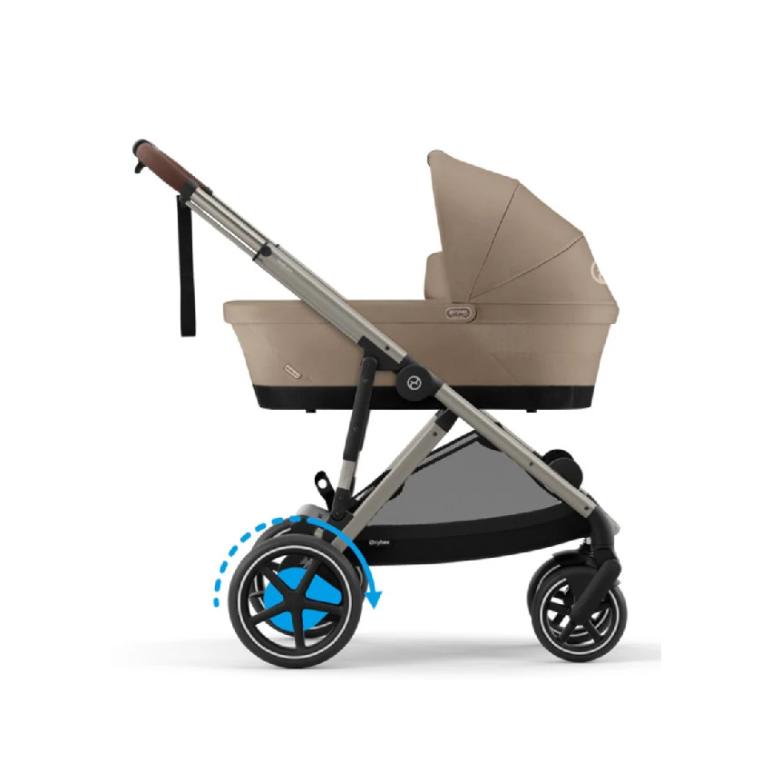 Σύστημα Ματαφορας Kit 3Σε1 Trio eGazelle S TPE BP/Almond Beige-beige (Cloud G i-Size Plus+Adapter CS Gazelle S+Gazelle S Cot) 