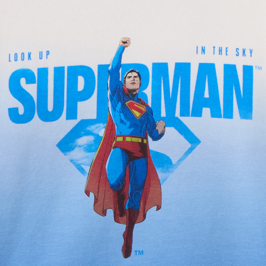 Φούτερ molleton με εφέ dégradé Superman Warner για αγόρι 