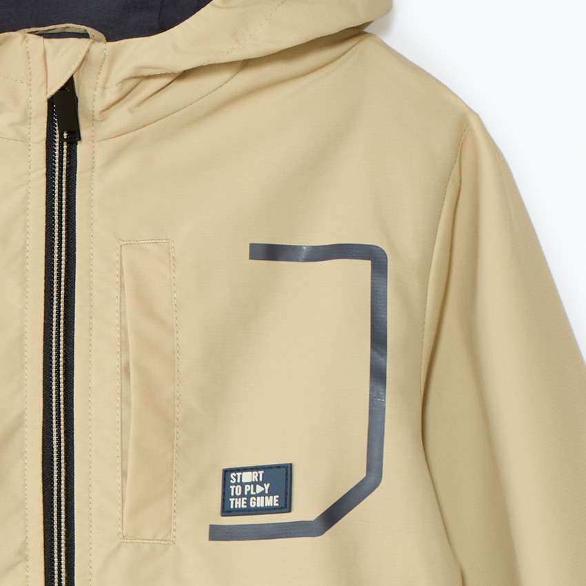 Αδιάβροχο με κουκούλα για αγόρι 