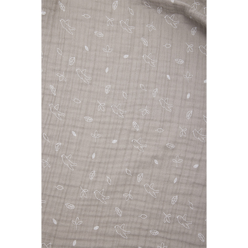 Σετ 3 Βαμβακερά Σεντόνια Με Σχέδιο Φτερό Πουλιού 