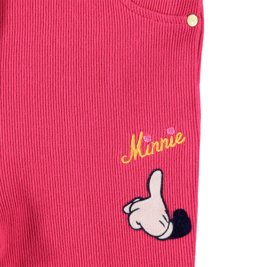 Ροζ κολάν με κέντημα τη Μίνι της Disney 