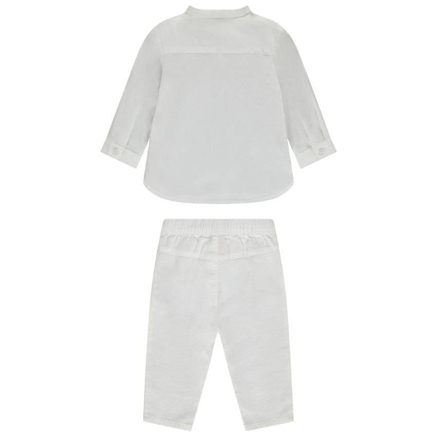 Σετ γιορτινό 2 τμχ. με πλαστρόν για bebe αγόρι 