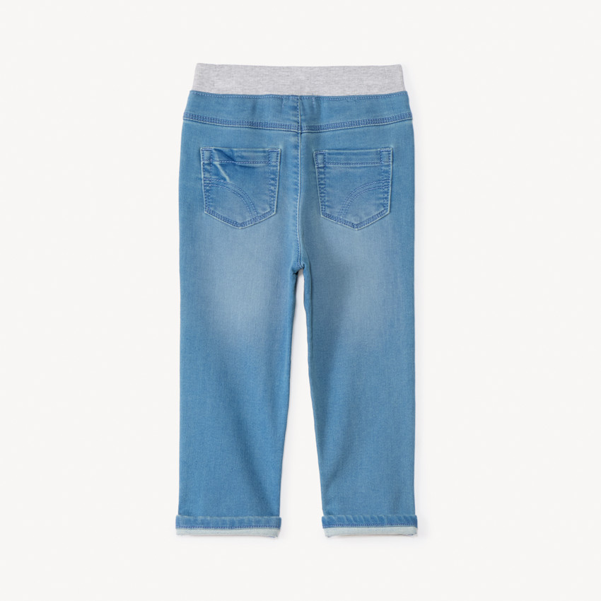 "Τζιν ίσιο με ελαστική μέση για μωρό αγόρι" 