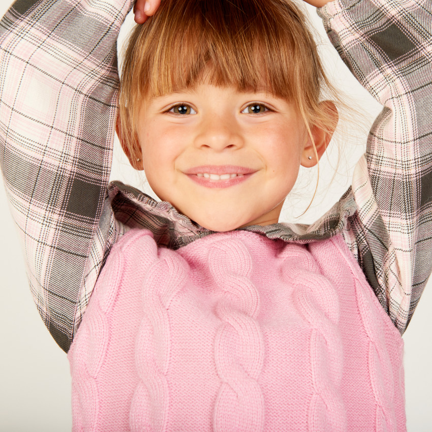Πουκάμισο με μακριά μανίκια 2 σε 1 για κορίτσι. 