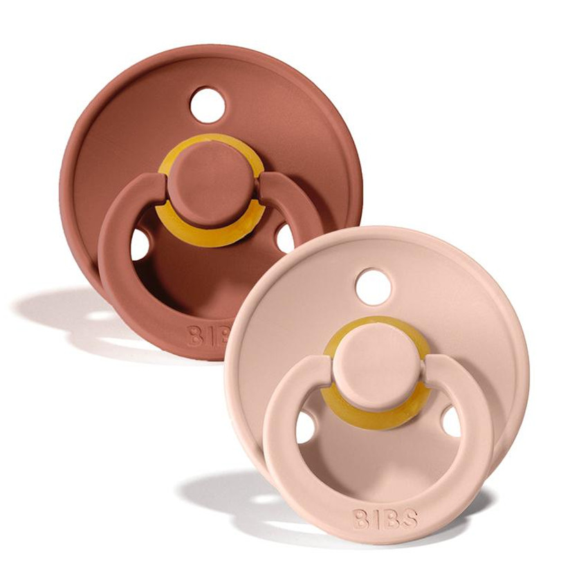 Bibs Πιπιλες Colour Round-2 Pack-Woodchuck/Blush No1 