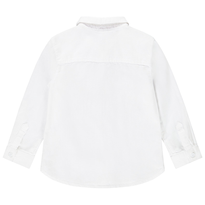 Chemise blanche de cérémonie à noeud papillon pour bébé garçon   Additional Chemise blanche de cérémonie à noeud papillon pour bébé garçon