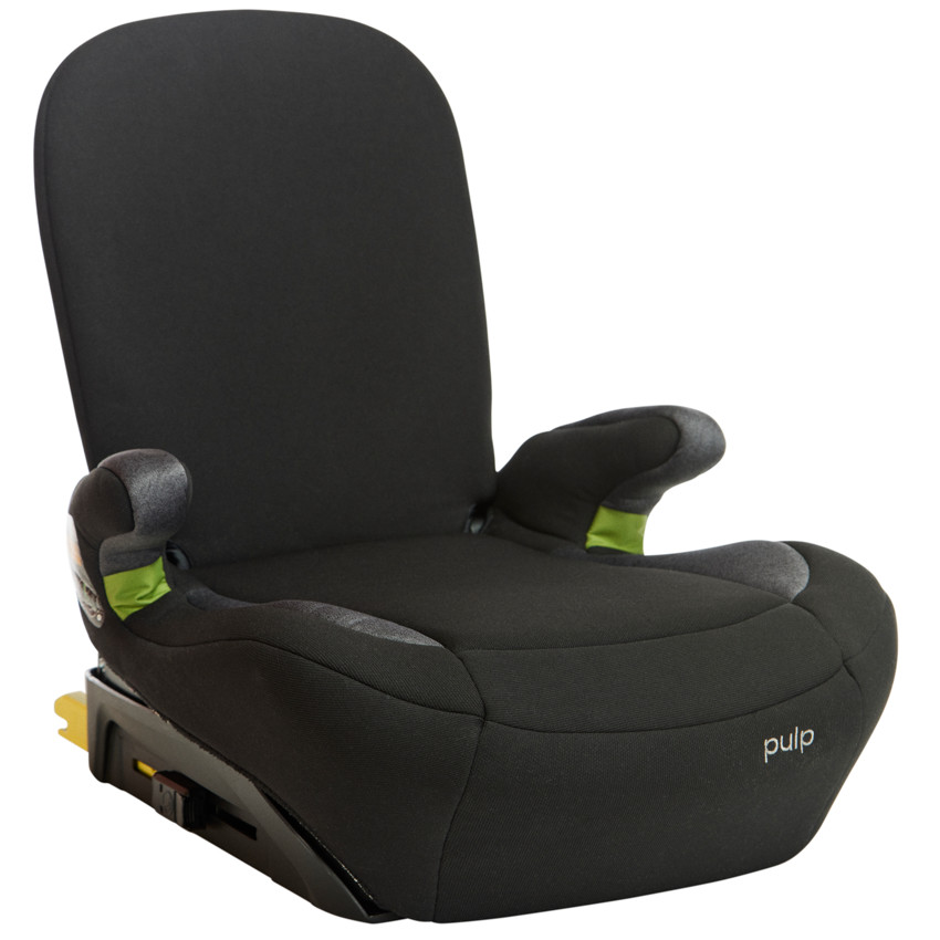 Booster με αναδιπλούμενη πλάτη Pulp i-Size μαύρο 