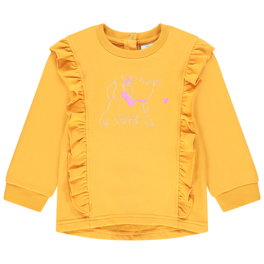 Φούτερ molleton Marie Aristoγάτες Disney για bebe κορίτσι 