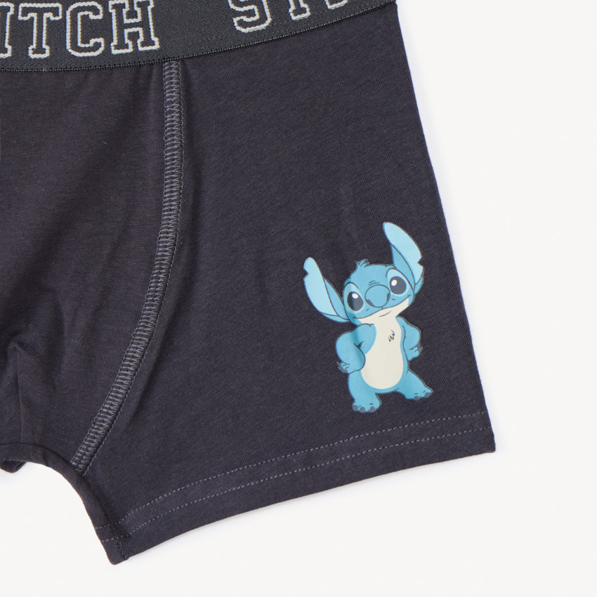 Lot de 5 boxers imprimé Stitch Disney pour garçon  