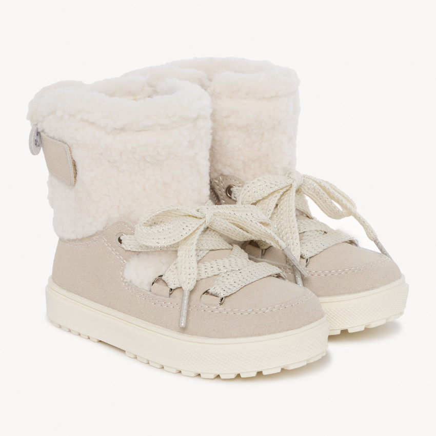 Μποτάκια après-ski με μουμπούκι για μωρό κορίτσι 