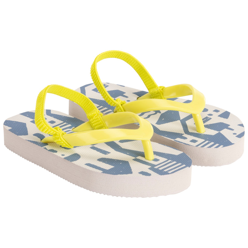 Σαγιονάρες με αφηρημένο print για αγόρι με λουράκι ανάλογα με την ηλικία 