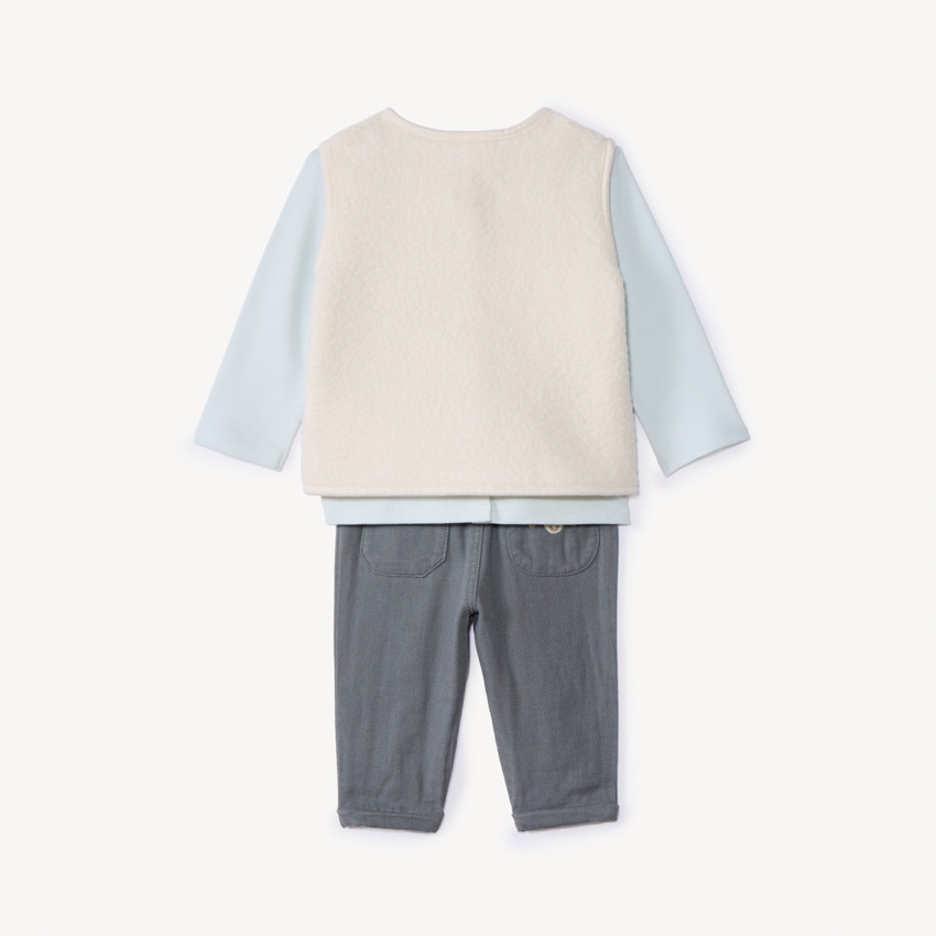 Σετ μακρύ 3 τεμαχίων για αγόρι μωρό 