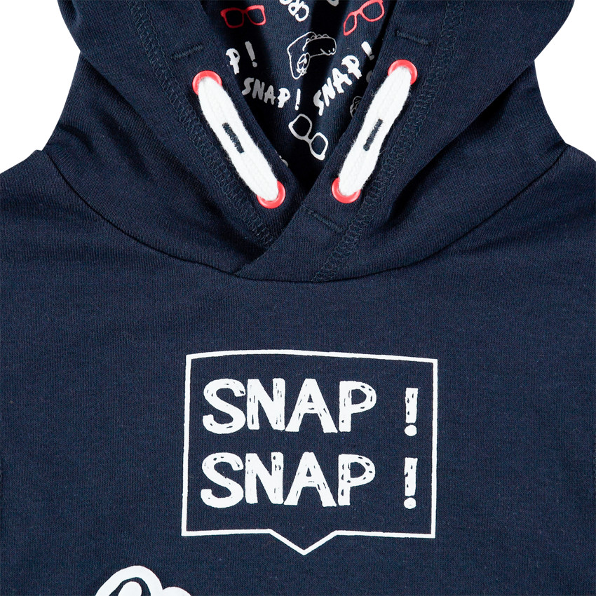 Αμάνικο φούτερ από φανέλα με κουκούλα και στάμπα κροκόδειλο  Additional Αμάνικο φούτερ από φανέλα με κουκούλα και στάμπα κροκόδειλο