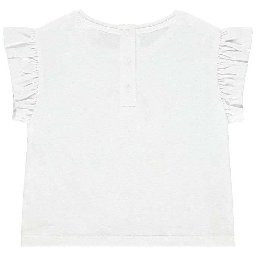 Κοντομάνικο T-shirt με σχέδιο λεοπάρ για bebe κορίτσι 