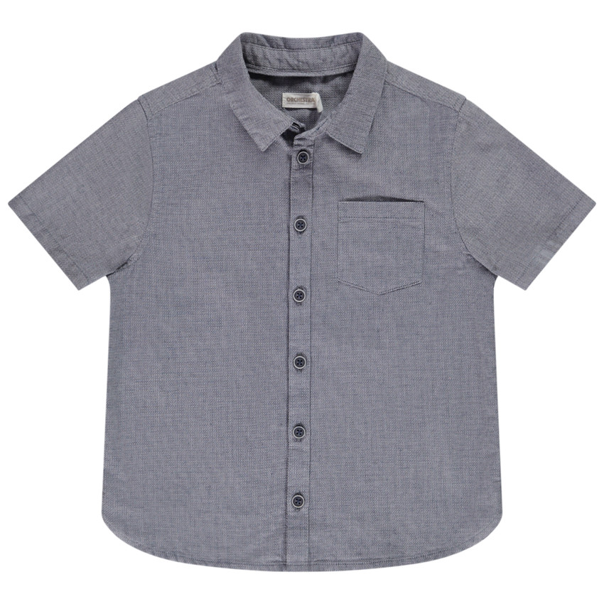 Πουκάμισο κοντομάνικο βαμβακερό με τσέπη για αγόρι  Additional Πουκάμισο κοντομάνικο βαμβακερό με τσέπη για αγόρι