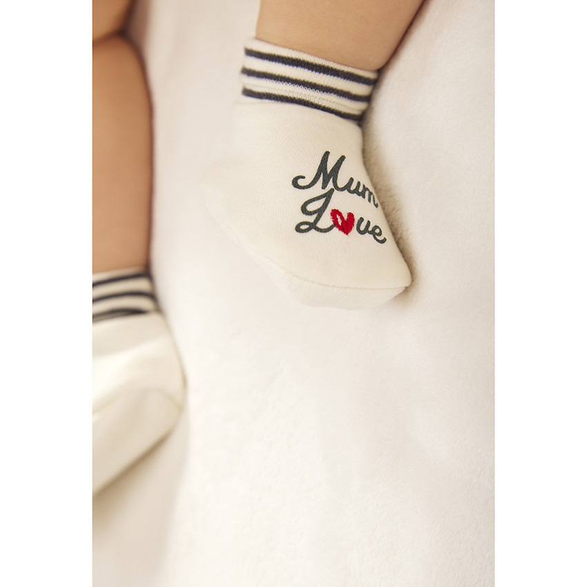 "Παπούτσια Mum & Dad Love από interlock για μωρό"  Additional "Παπούτσια Mum & Dad Love από interlock για μωρό"