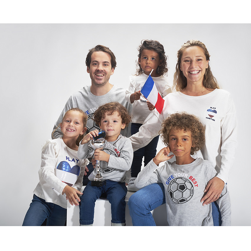 T-shirt ανδρικό από jersey με σχέδιο ποδόσφαιρο 