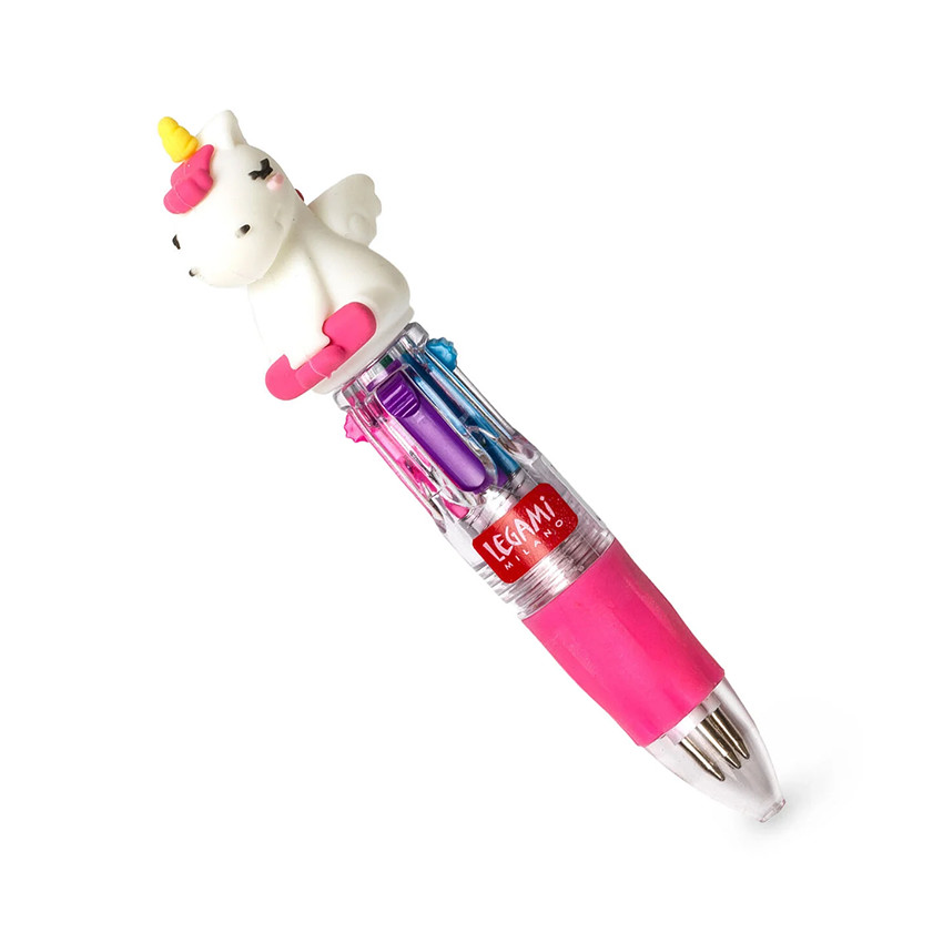 Μίνι στυλό Unicorn Μαγικό Ουράνιο Τόξο 4 Χρωμάτων 