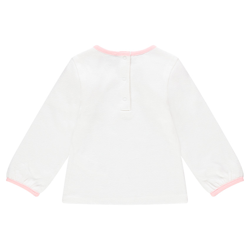 Μακρυμάνικη μπλούζα ζέρσεϊ με τυπωμένη καρδιά 