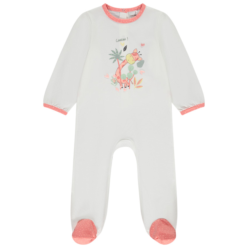 Φορμάκι print καμηλοπάρδαλη για bebe κορίτσι με διαφορετικά ανοίγματα ανάλογα με την ηλικία 