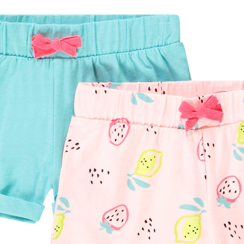 Σετ 4 σορτς jersey  για bebe κορίτσι  Additional Σετ 4 σορτς jersey  για bebe κορίτσι
