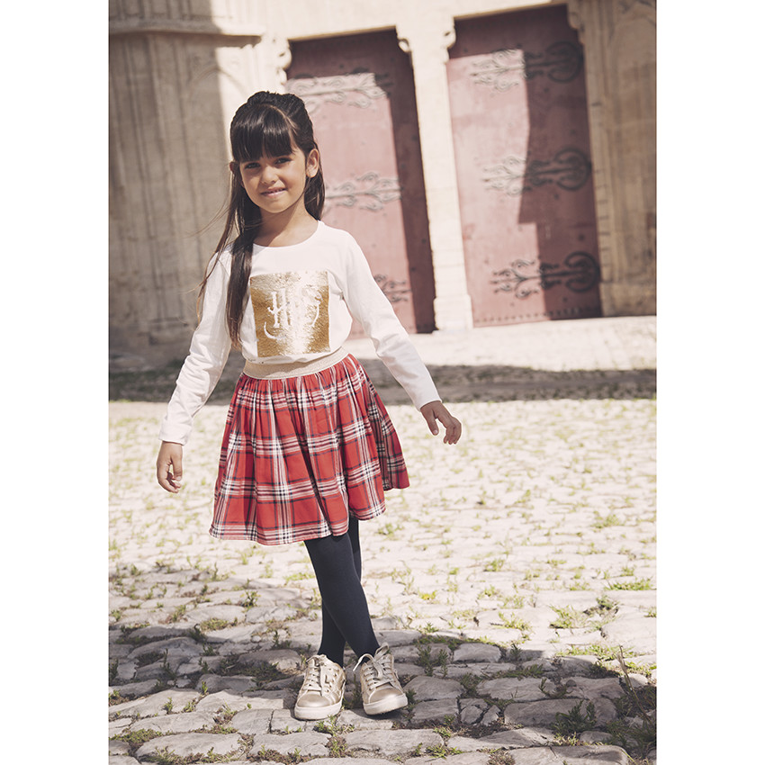 T-shirt μακρυμάνικο με σχέδιο Harry Potter με παγιέτες για κορίτσι 