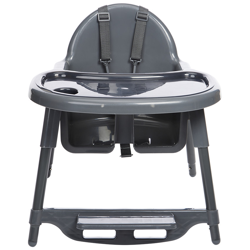 Καρέκλα φαγητού σταθερή 2 σε 1 Capucine γκρι 